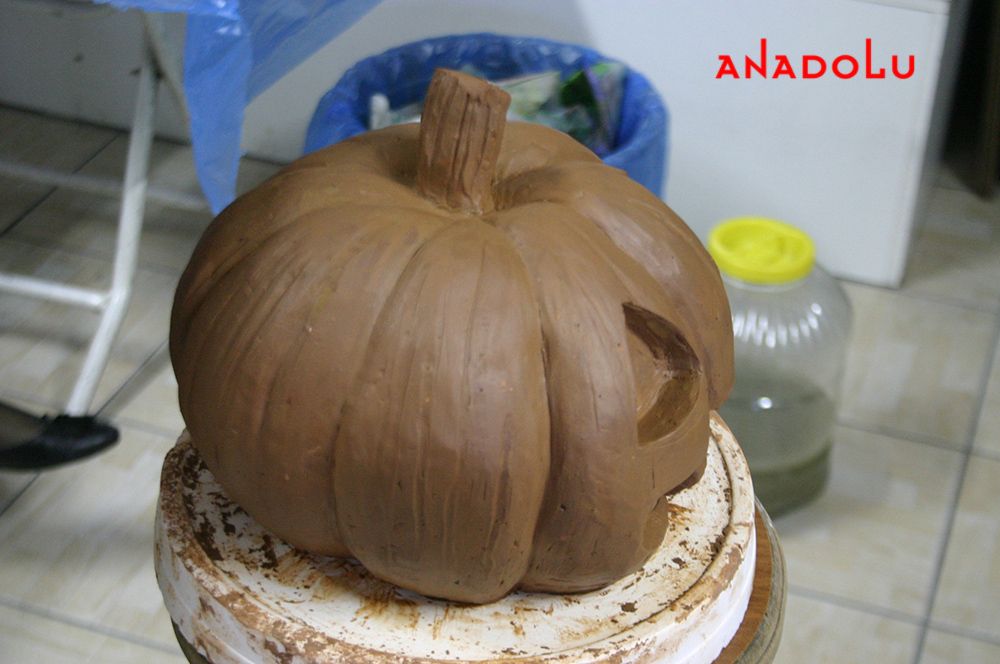 Kabak Heykel Çalışması Çukurovada