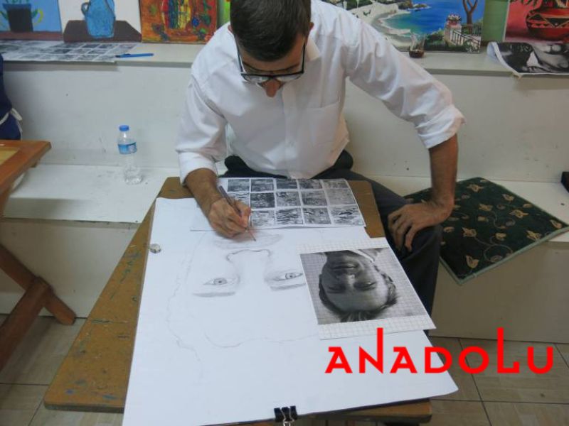 Karakalem Potre Yapan Adam Çukurova