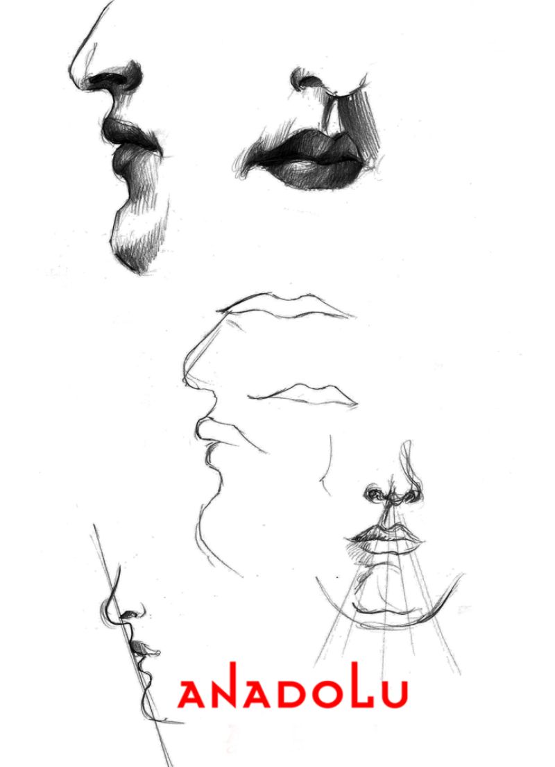 Karakalem El Yüz Çizimleri Çukurovada