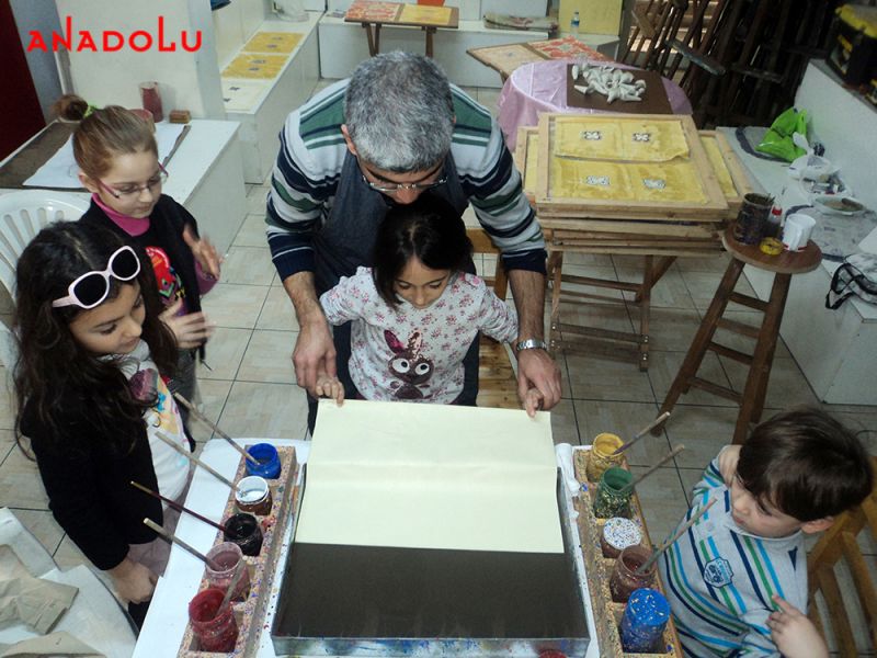 Çocuk İçin Ebru Kursu Çukurovada