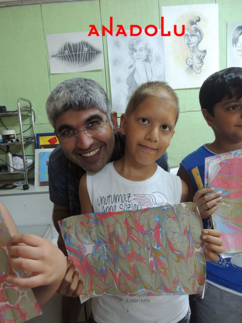 Çocuklar İçin Özel Ebru Kursları Çukurovada